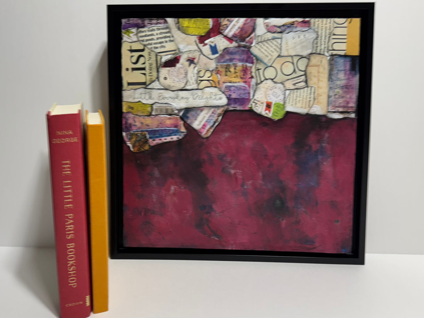 Everyday Delights Abstract collage art 