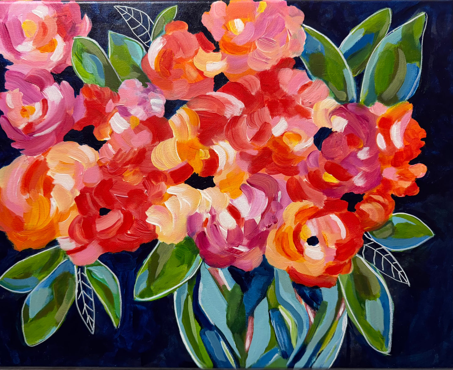 Summer Bouquet Painting