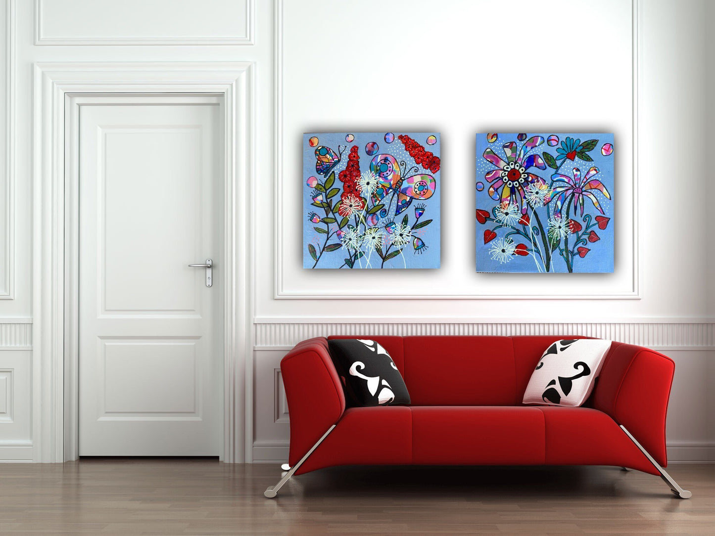 Flower Explosion I painting