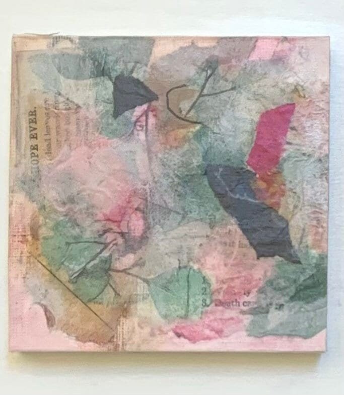It’s Triplets! Abstract paintings