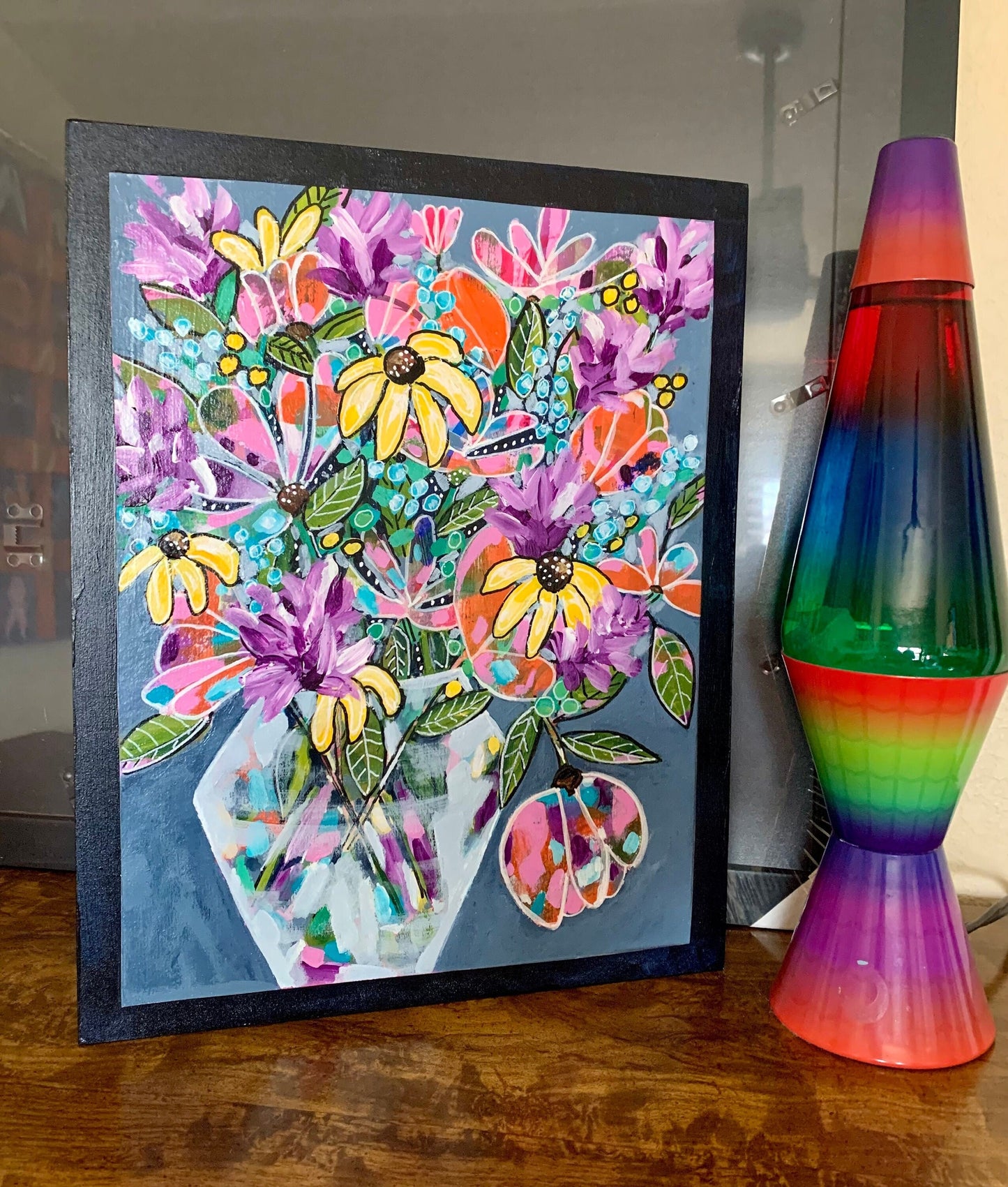 Pretty in Purple painting