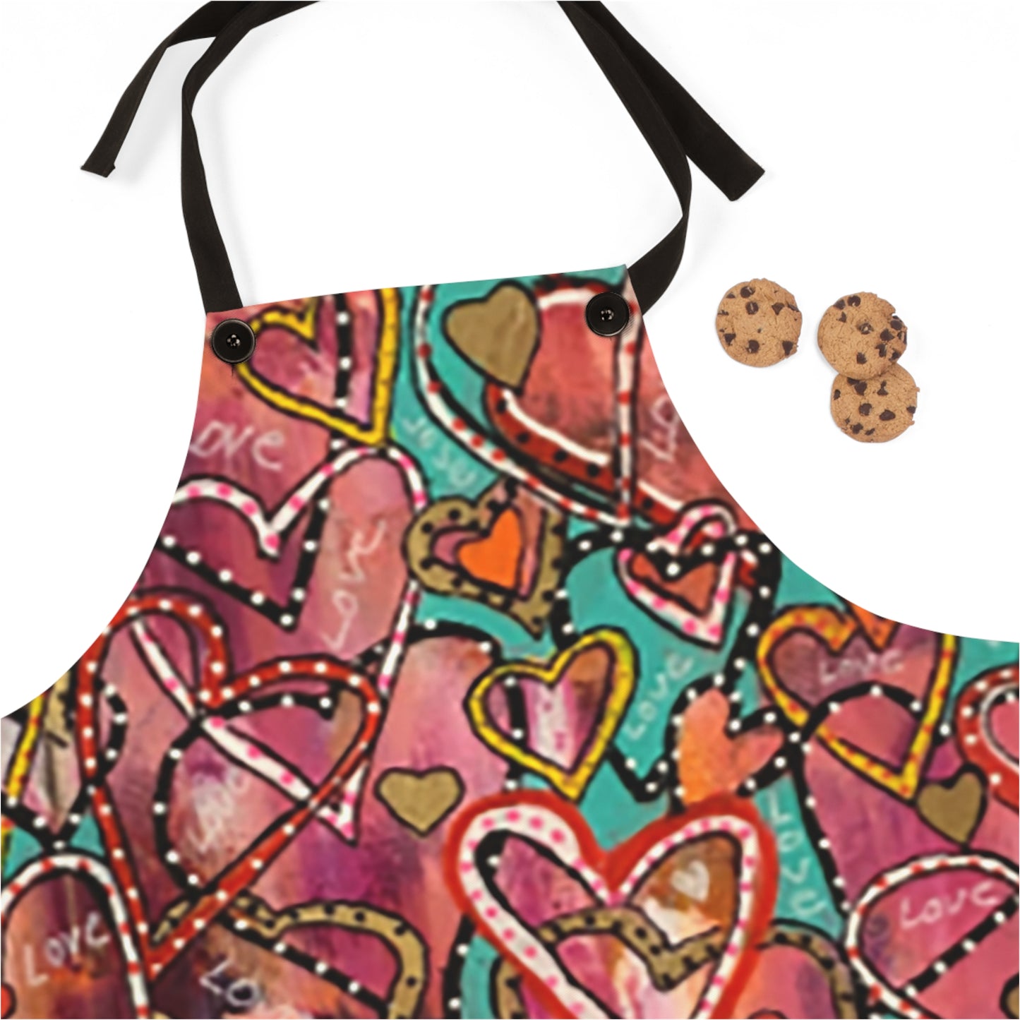 Heart Art Apron (AOP)