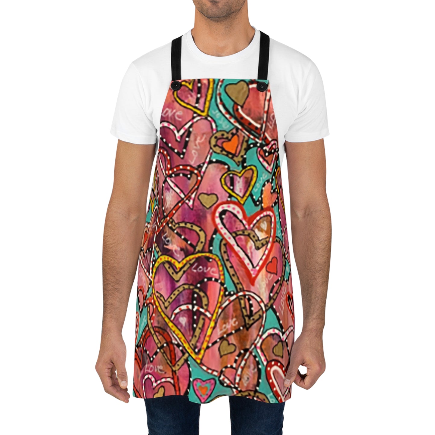 Heart Art Apron (AOP)