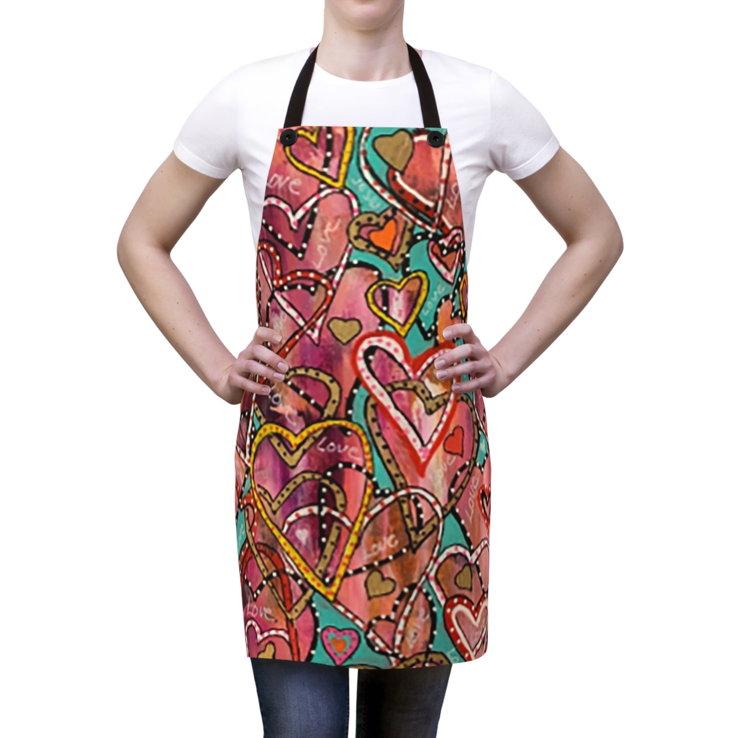 Heart Art Apron (AOP)