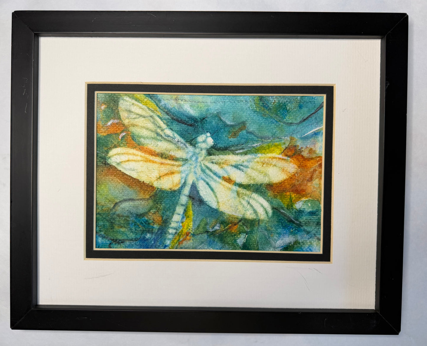 Watercolor Painting: Dragonfly