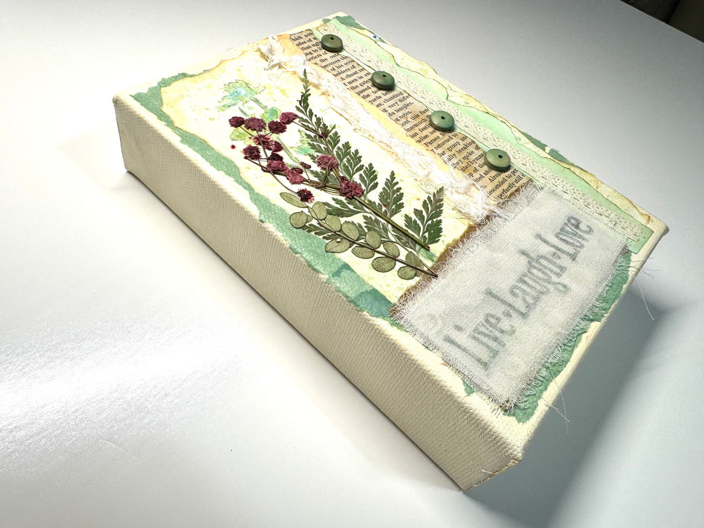 Dried Flower Art decoration Shelf sitter 5x7"
