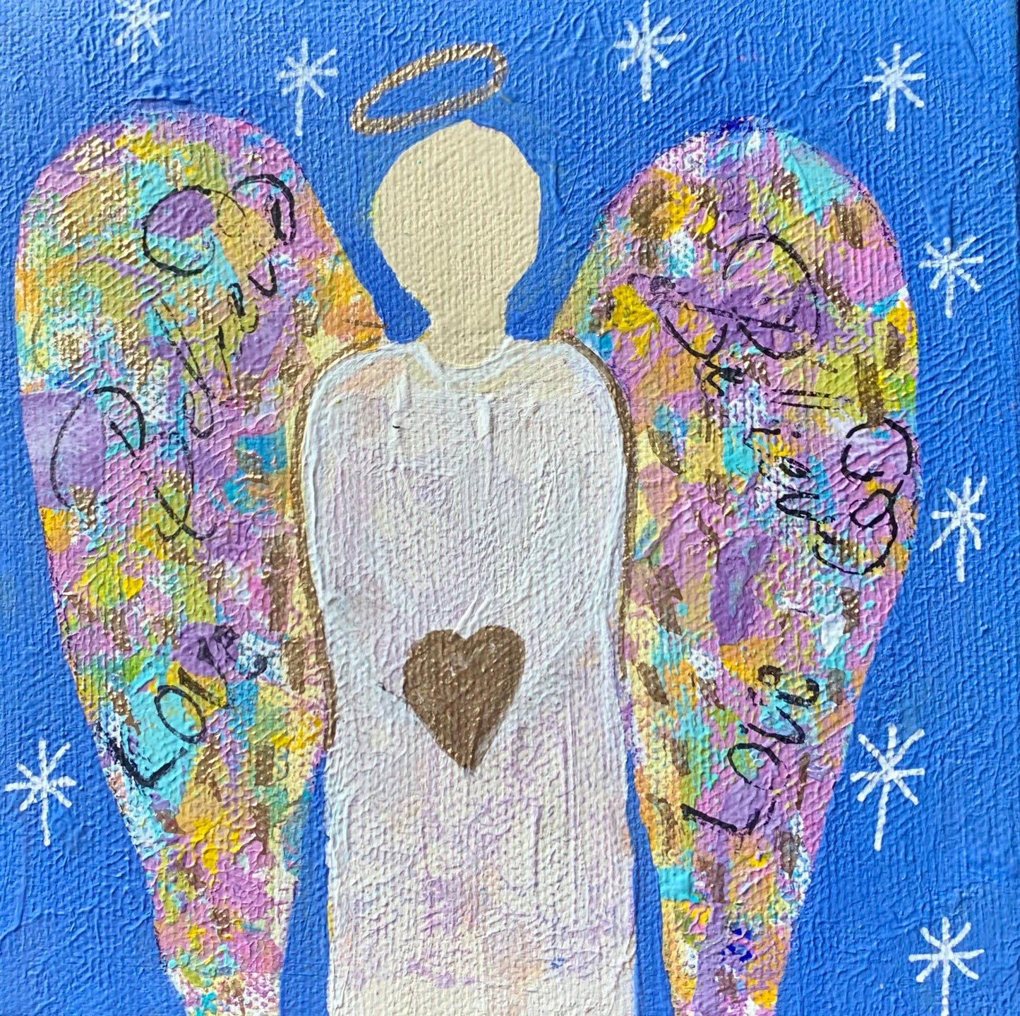 Angels & Hearts Painting