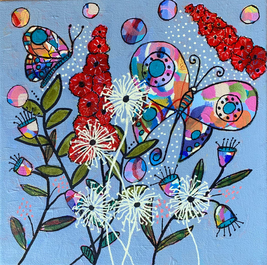 Flower Explosion I painting