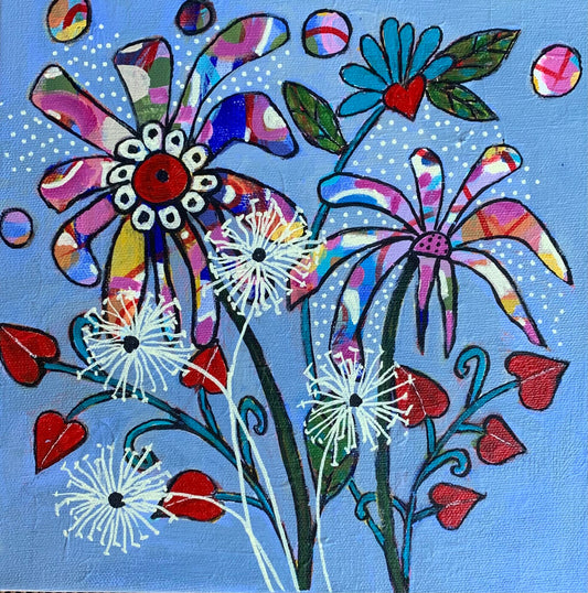Flower Explosion II painting