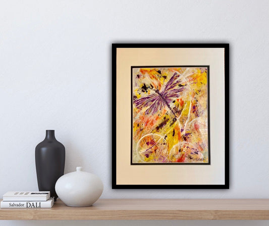Butterfly Acrylic Abstract painting