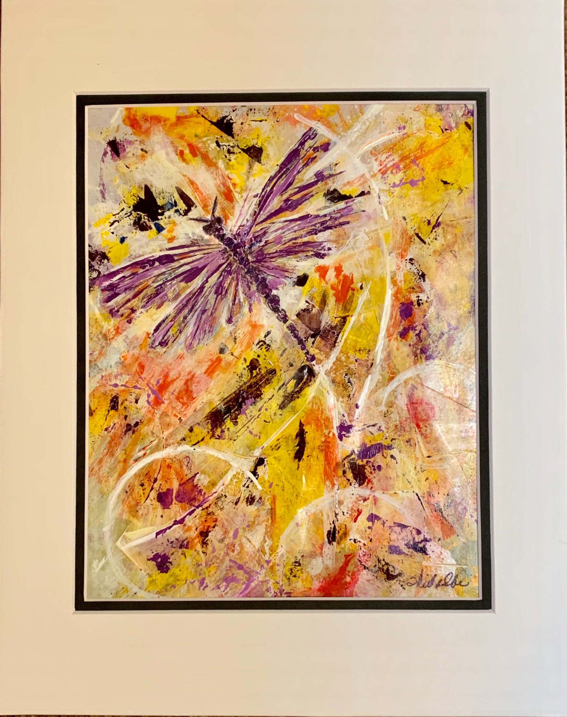 Butterfly Acrylic Abstract painting