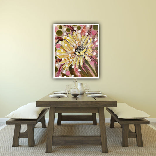 Sunflower Delight Abstract Painting
