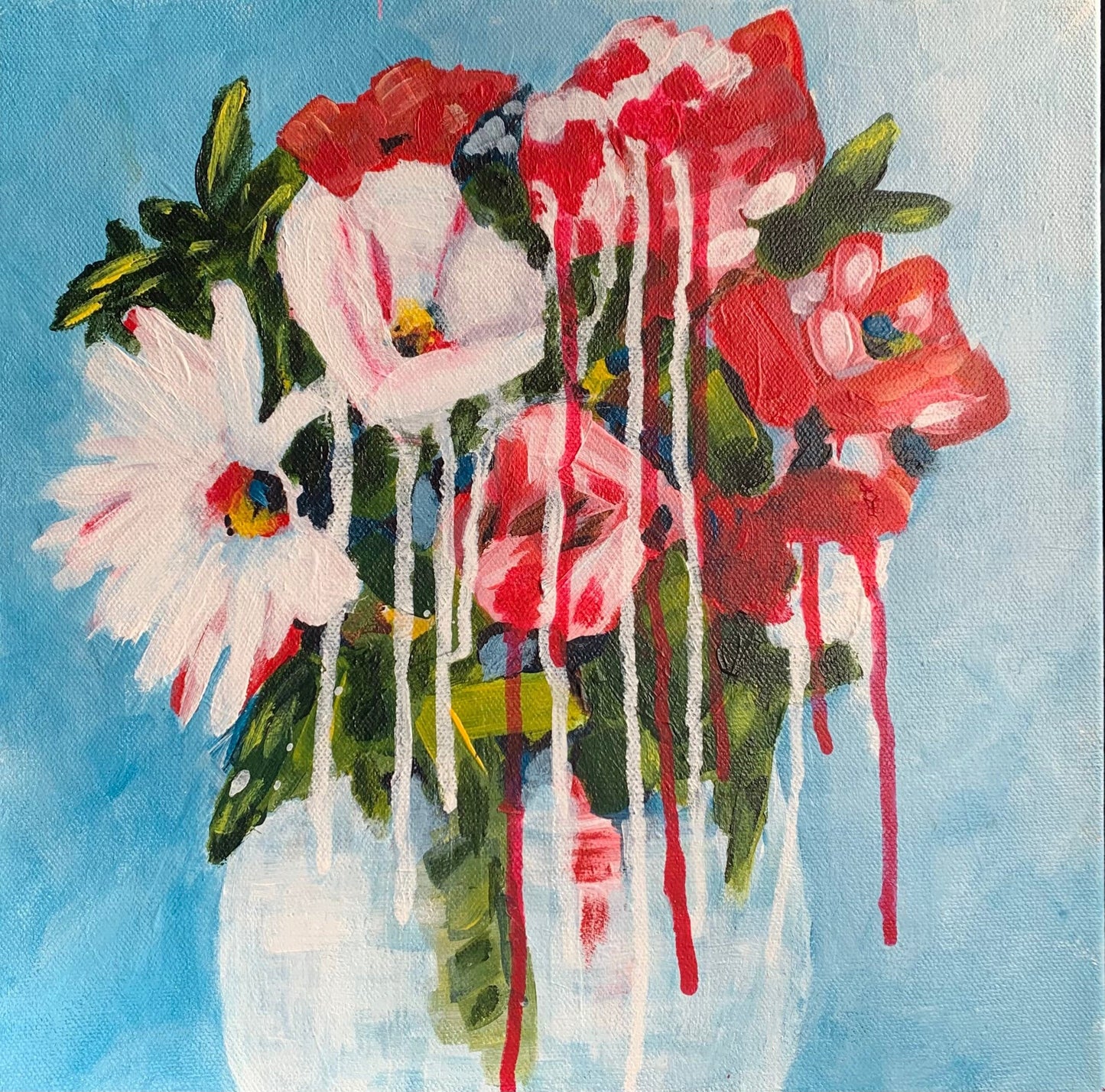 Bold and Beautiful floral painting